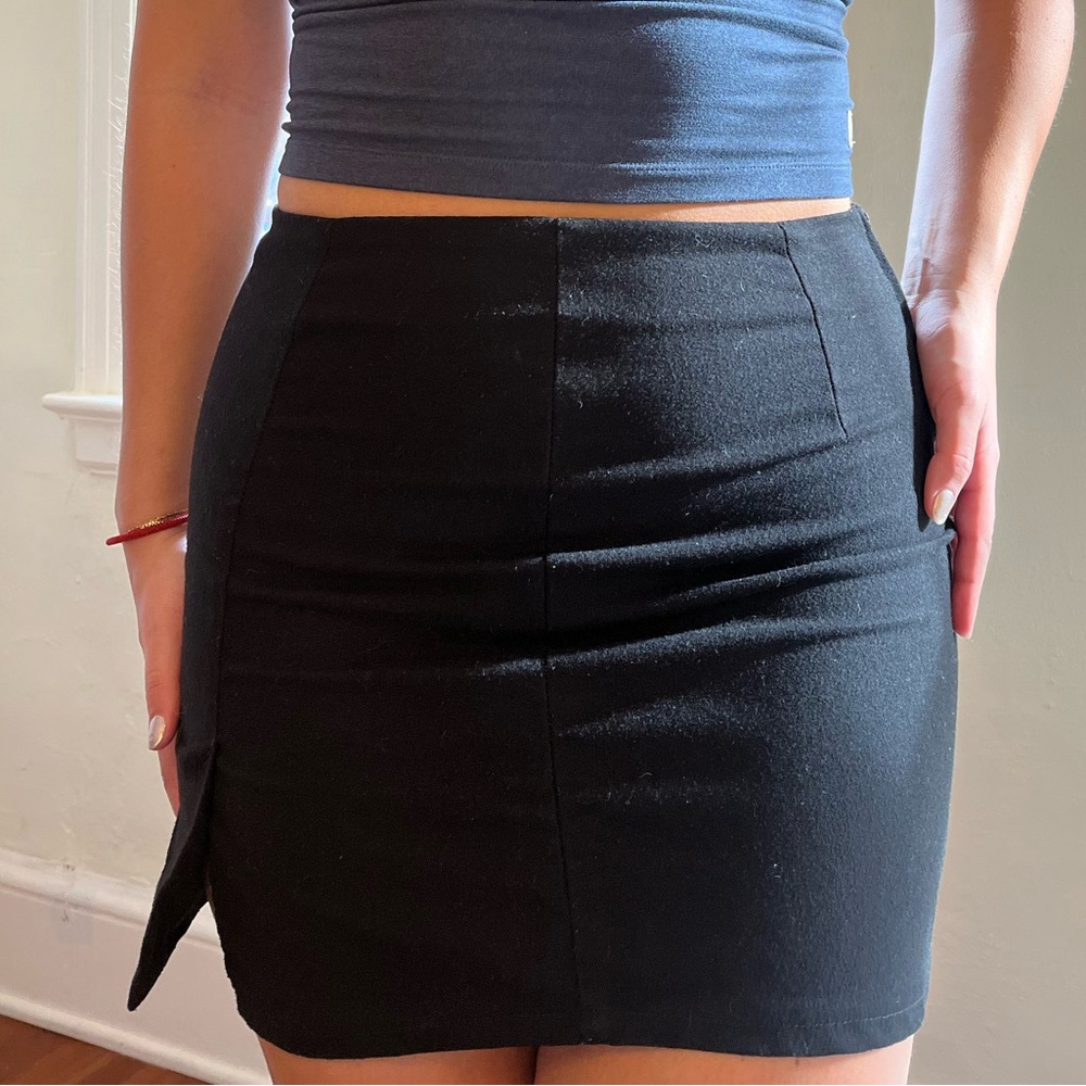 Brandy Melville Black Mini Skirt